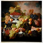 Abundance Of Fruit Severin Roesen Canvas 16  x 16  15.2 x15.41  Canvas - 1