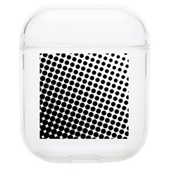 Background-wallpaper-texture-lines Dot Dots Black White Soft Tpu Airpods 1/2 Case by Hannah976