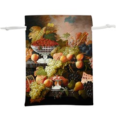 Abundance Of Fruit Severin Roesen Lightweight Drawstring Pouch (xl) by Hannah976
