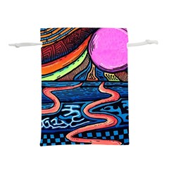 Grateful Dead Wallpaper Lightweight Drawstring Pouch (s) by Cendanart