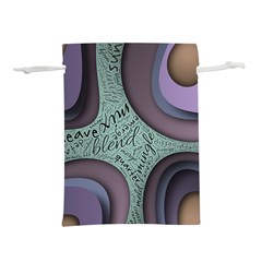 Converge Diverge Mingle Mix Divide Lightweight Drawstring Pouch (m) by Paksenen