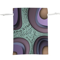 Converge Diverge Mingle Mix Divide Lightweight Drawstring Pouch (xl) by Paksenen