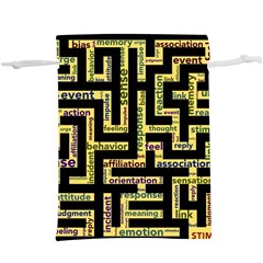 Mindset Stimulus Response Emotion Lightweight Drawstring Pouch (xl) by Paksenen