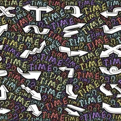 Footprints Path Mystery Unknown Play Mat (rectangle) by Paksenen