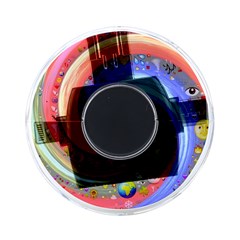 Swirl Vortex Emoji Cyclone Motion On-the-go Memory Card Reader by Paksenen