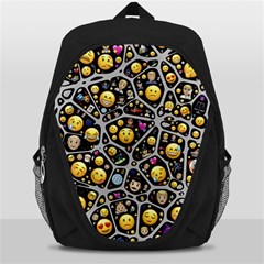 Mental Emojis Emoticons Icons Backpack Bag by Paksenen