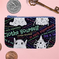 Experience Feeling Clothing Self Large Coin Purse by Paksenen