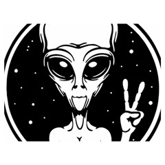 Alien Ufo Premium Plush Fleece Blanket (extra Small) by Bedest