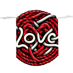 Love Rope Cartoon Lightweight Drawstring Pouch (xl) by Bedest