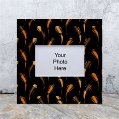 Abstract Art Pattern Warm Colors White Box Photo Frame 4  X 6  by Ndabl3x