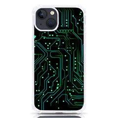Circuits Circuit Board Green Iphone 13 Tpu Uv Print Case by Ndabl3x