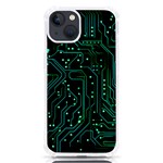 Circuits Circuit Board Green iPhone 13 TPU UV Print Case Front