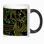 Circuits Circuit Board Yelow Morph Mug Right