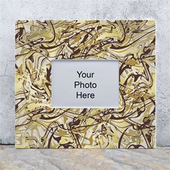 Marble Texture Pattern Seamless White Wall Photo Frame 5  X 7  by Ndabl3x