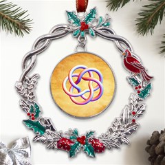 Img 20231205 235101 779 Metal X mas Wreath Holly Leaf Ornament by Ndesign