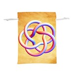 Math prototype Lightweight Drawstring Pouch (L) Back