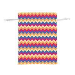 Zigzag Pattern Seamless Zig Zag Background Color Lightweight Drawstring Pouch (l) by Ket1n9