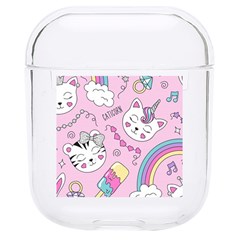 Beautiful Cute Animals Pattern Pink Hard Pc Airpods 1/2 Case by Grandong