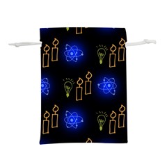 Background Doodles Candles Graphic Lightweight Drawstring Pouch (s) by Bedest