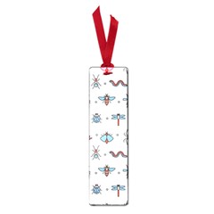 Insects Icons Square Seamless Pattern Small Book Marks by Bedest