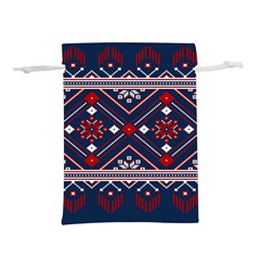 Ukrainian Folk Seamless Pattern Ornament Art Lightweight Drawstring Pouch (l) by Bedest