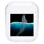 Dolphin Moon Water Hard PC AirPods 1/2 Case Front