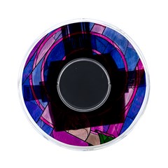 Enchanted Rose Stained Glass On-the-go Memory Card Reader by Cendanart