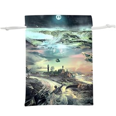 Psychedelic Art Lightweight Drawstring Pouch (xl) by Bedest