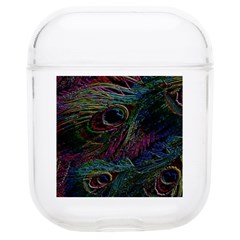 Peacock Feather Paradise Soft Tpu Airpods 1/2 Case by Cendanart