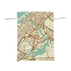 Mapart Dubai Map Lightweight Drawstring Pouch (l) by Proyonanggan