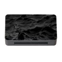 Black Sea Minimalist Dark Aesthetics Vaporwave Memory Card Reader With Cf by Cemarart