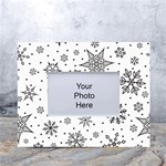 Snowflake-icon-vector-christmas-seamless-background-531ed32d02319f9f1bce1dc6587194eb White Tabletop Photo Frame 4 x6  Front