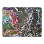 Wing on abstract delta Two Sides Premium Plush Fleece Blanket (Mini) 35 x27  Blanket Front