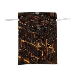 Cube Forma Glow 3d Volume Lightweight Drawstring Pouch (s) by Bedest
