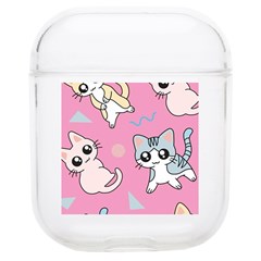 Cute Animal Little Cat Seamless Pattern Soft Tpu Airpods 1/2 Case by Grandong