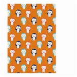 Cute Penguin Funny Pattern Large Garden Flag (Two Sides) Back