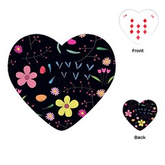 Beautiful Flower Plants Aesthetic Secret Garden Playing Cards Single Design (heart) by Grandong