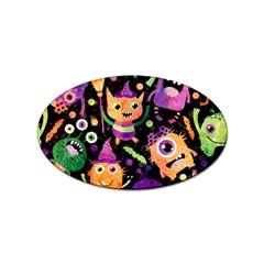 Fun Halloween Monsters Sticker (oval) by Grandong