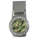 Camouflage Pattern Background Money Clips (CZ)  Front