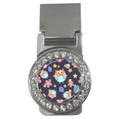 Owl Stars Pattern Background Money Clips (cz)  by Grandong