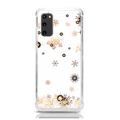 Golden-snowflake Samsung Galaxy S20 6 2 Inch Tpu Uv Case by saad11