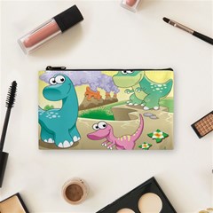 Kids Mural Cartoon Dinosaur Cosmetic Bag (small) by nateshop