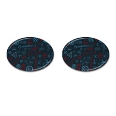 Background, Creed Cufflinks (oval) by nateshop