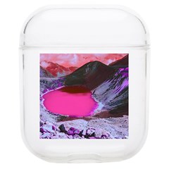 Late Night Feelings Aesthetic Clouds Color Manipulation Landscape Mountain Nature Surrealism Psicode Soft Tpu Airpods 1/2 Case by Cemarart