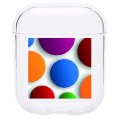 Abstract Dots Colorful Hard Pc Airpods 1/2 Case by nateshop