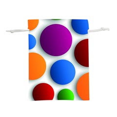 Abstract Dots Colorful Lightweight Drawstring Pouch (m) by nateshop