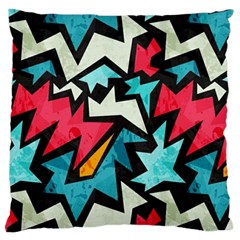Abstract, Colorful, Colors Standard Premium Plush Fleece Cushion Case (one Side) by nateshop