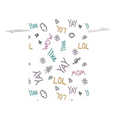 Doodle Pattern Lightweight Drawstring Pouch (s) by Proyonanggan