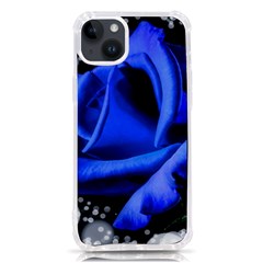 Blue Rose Bloom Blossom Iphone 14 Plus Tpu Uv Print Case by Proyonanggan