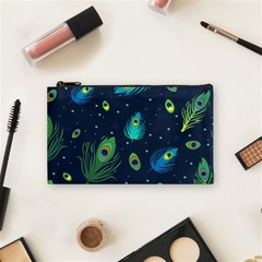 Feather, Bird, Pattern, Cosmetic Bag (small) by nateshop